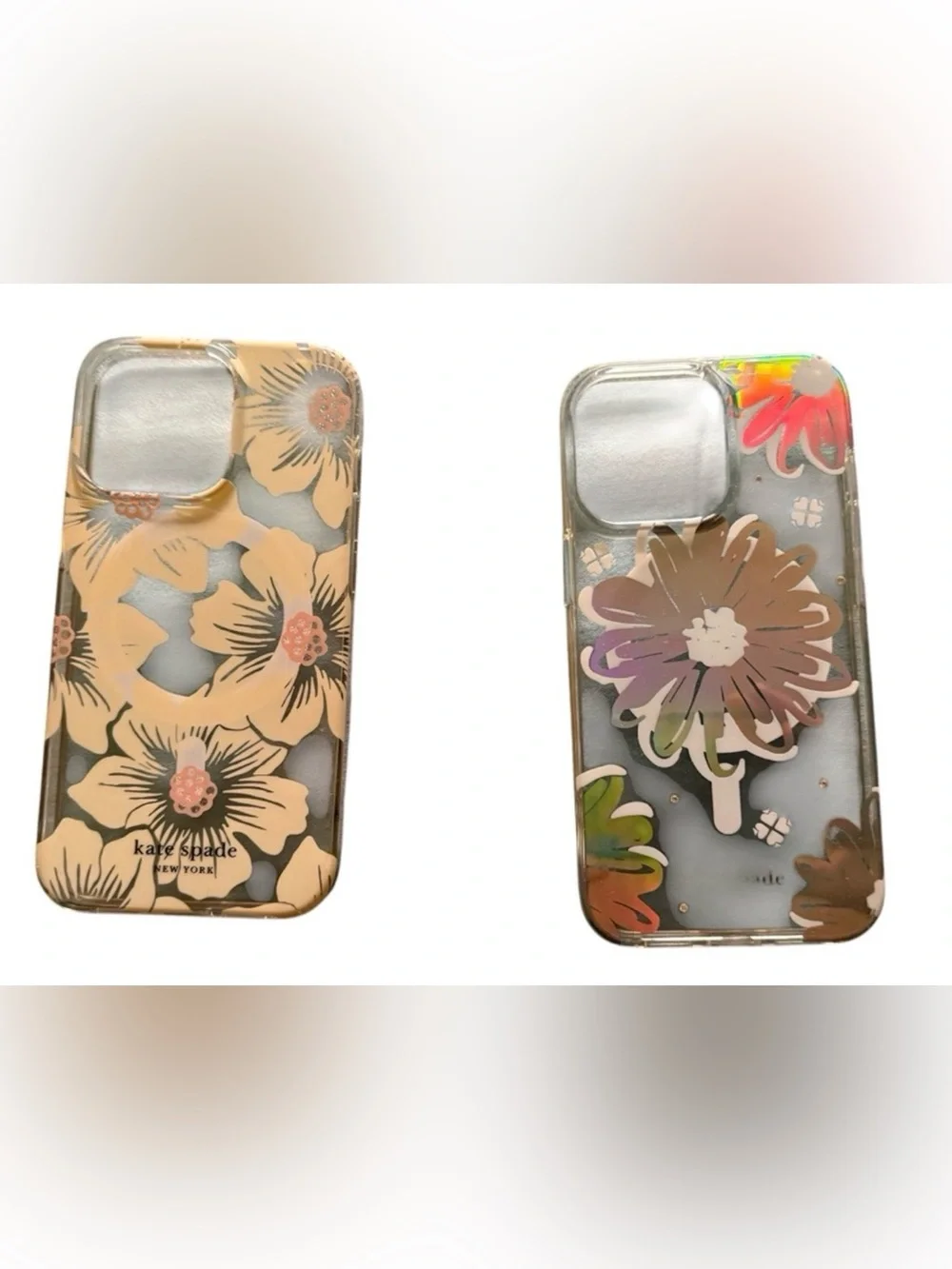 Kate Spade iPhone 13 Pro to 15 Pro cases set of 2
